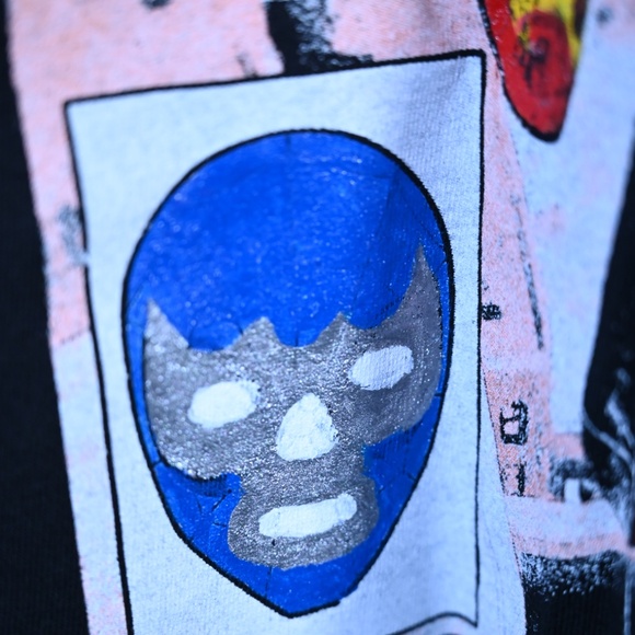 One-of-a-Kind Hand-Painted Marvel x Chapulín Colorado Tribute Shirt - Picture 4 of 5